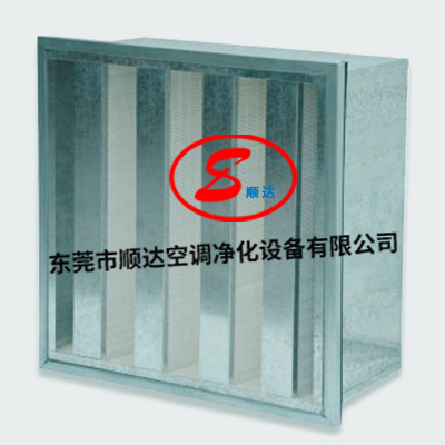 V型 鍍鋅框過濾器